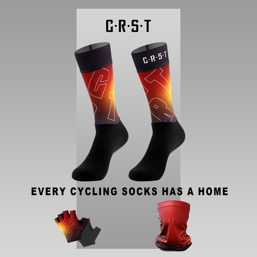 CRST Silk Breeze (tall cycling socks)
